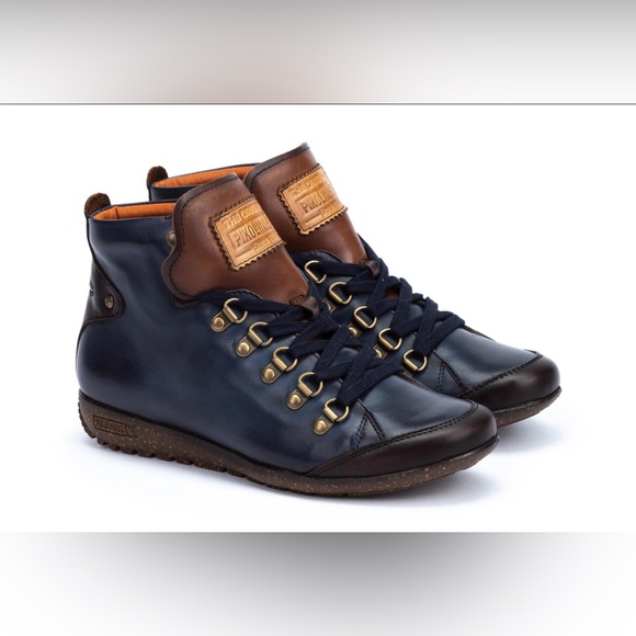 Midnight Blue Pikolinos Boots - Size 37 (6.5 to 7) - Picture 2 of 8